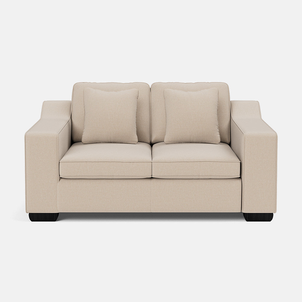 Portobello Luxe Chenille 2 Seater - Sandstone - Ex Display