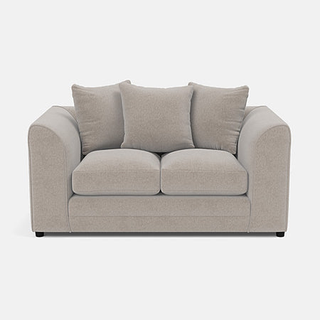 Chelsea Relaxed Linen 2 Seater Sofa - Stone Alone - Ex Display